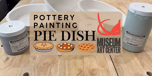 Pottery Painting: Pie Dish
