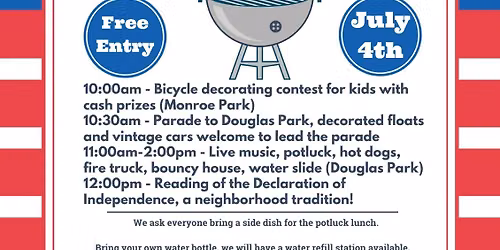44th Annual Fourth of July Parade and Potluck