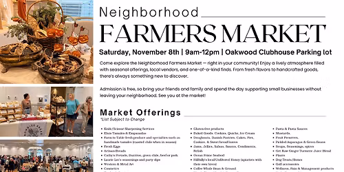 Neighborhood Farmers Market