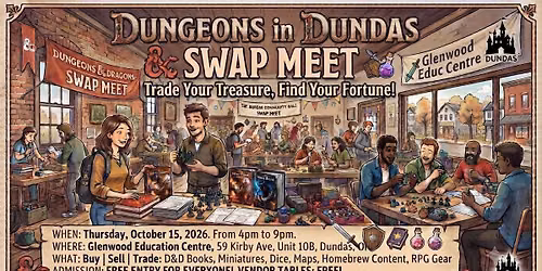 DUNGEONS IN DUNDAS: Swap Meet