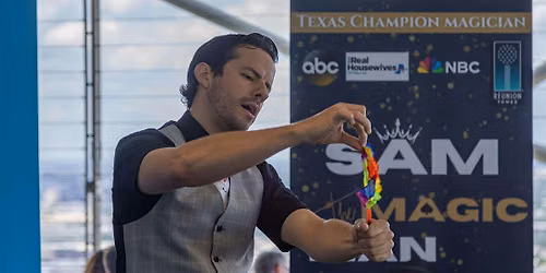 Sam the Magic Man at Reunion Tower