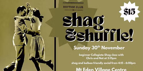 Shag and Shuffle! Collegiate Shag taster and social!
