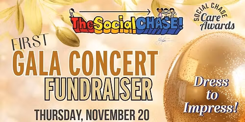 SOLD OUT The Social Chase First Gala Concert Fundraiser with Chris Big Dog Davis