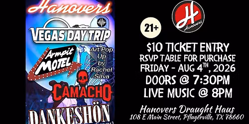 Live Music Show with Pop Up Art Install @ Hanovers Pflugerville