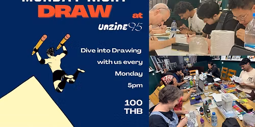 Monday Night DRAW - Weekly drawing meetup in Bangkok hybrid online & offline