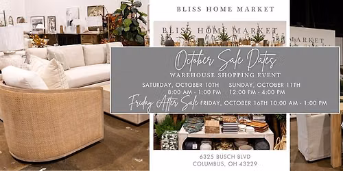 Bliss Home Market Anniversary Furniture Sale