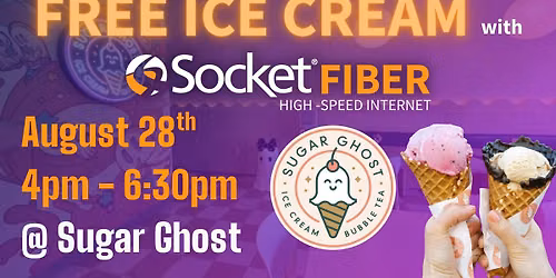 FREE Ice Cream with Socket Fiber