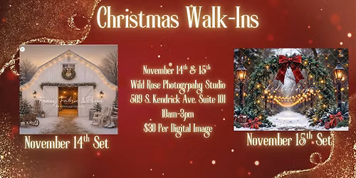 Christmas Walk-Ins