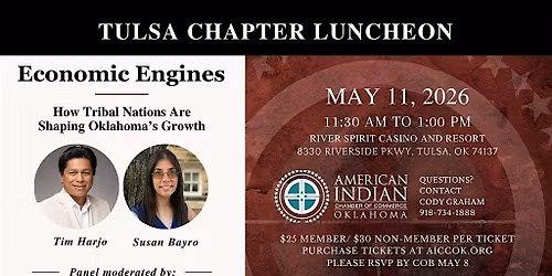 \u201cDriving Tribal Economies: A Commerce Leadership Luncheon\u201d
