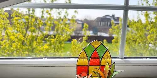 3D Stained Glass Hanging Terrarium Class