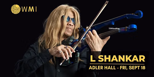 L SHANKAR AT ADLER HALL NYC - SEPT 18