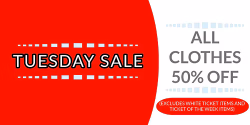 TUESDAY SALE