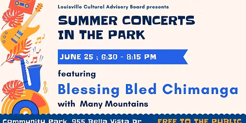 June 25 - Summer Concerts in the Park