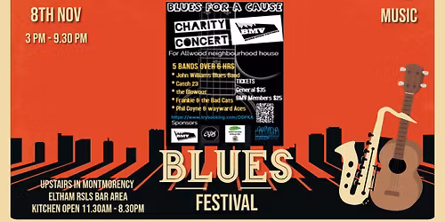 BLUES FOR A CAUSE - BLUES FESTIVAL - RESEARCH BLUES CLUB