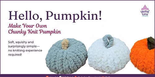 Chunky Knit Pumpkins