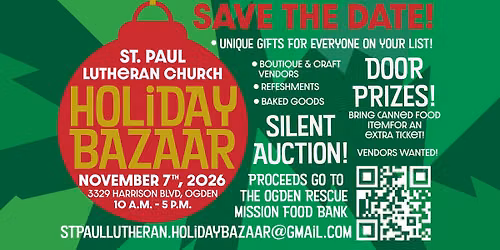 2026 St Paul Lutheran Holiday Bazaar 