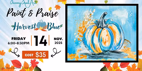 Harvest Blue Paint & Praise