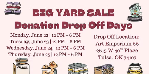 Donation Drop off Days