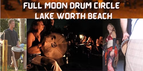 Lake Worth Full Moon Drum Circle