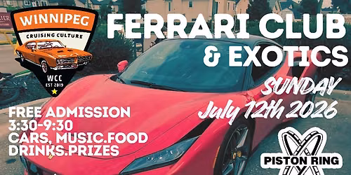 WCC presents The Ferrari Club & Exotics
