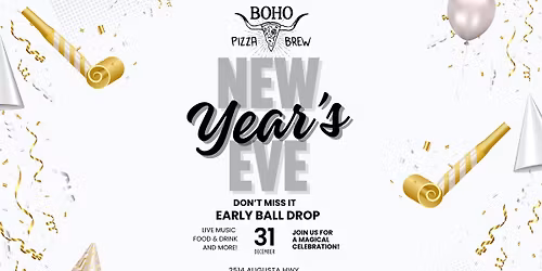 Boho's NYE Early Ball Drop