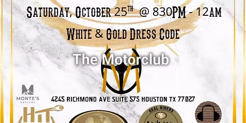 H-Town Takeover White and Gold Party