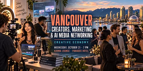 Vancouver Creators, Marketing & AI Media Networking
