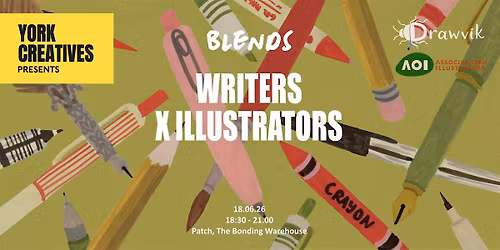 York Creatives Blends: Writers X Illustrators with Drawvik!