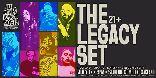 The Legacy Set feat Tarriona "Tank" Ball