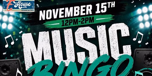 Go Birds Music Bingo Brunch\ud83d\udda4\ud83d\udc9a
