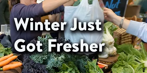 Salty Dog at the OC Winter Farmers Market