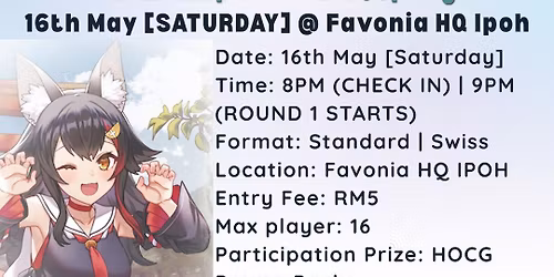 Favonia HQ: HOCG Exstreamer Cup 25-26 Shop Qualifiers | Spring 