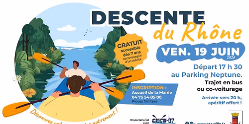 Descente du Rh\u00f4ne en cano\u00eb