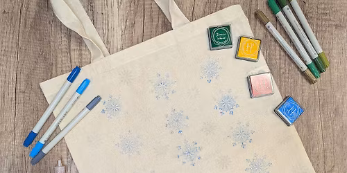 Decorate a Reusable Holiday Bag \u2013 Denfeld