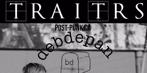 RESISTANCE! Post-Punk Night! Live: TRAITRS (Post-Punk Can )+ DEPDEPAN (Dark Synth )