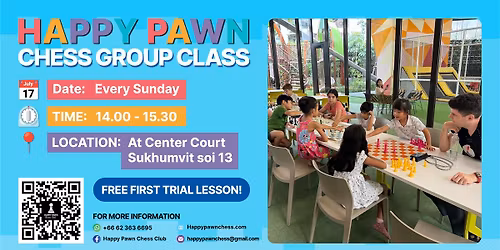 Happy Pawn Chess Group Classes for kids