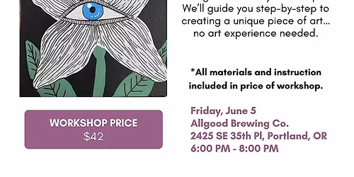 Evil Eye Flower Painting Workshop