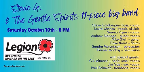 STEVIE G & THE GENTLE SPIRITS BIG BAND