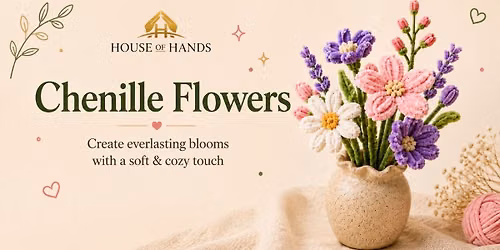 Chenille Flower Workshop - Mumbai