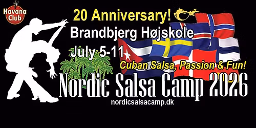 Join the Nordic Salsa Camp 2026 for a Blast of 20 Anniversary Celebration!
