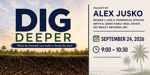 Dig Deeper - "What lies beneath can make or break the deal."