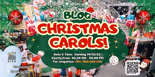BLOQ CHRISTMAS CAROL 14\/12 | FREE ENTRY!