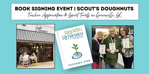 Book Signing Event  | Teacher  Appreciation Gift | Greenville, SC
