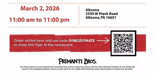 Primanti Bros. Fundraising Day