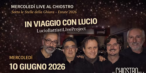 \ud83c\udfa4 IN VIAGGIO CON LUCIO \u2013 LUCIOBATTISTILIVEPROJECT