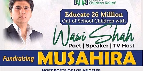 Fundraising Mushaira with Wasi Shah - Los Angeles
