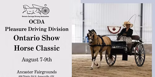 OCDA Points Show @ Ontario Show Horse Classics
