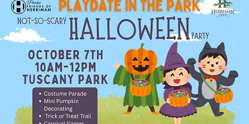 Playdate in the Park - Not-So-Scary Halloween Party