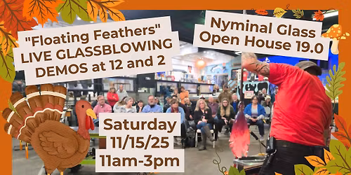 FREE EVENT! Live Glassblowing Demos at Dayton's Largest Glassblowing Studio & Gallery