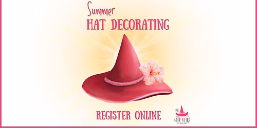 Summer Hat Decorating